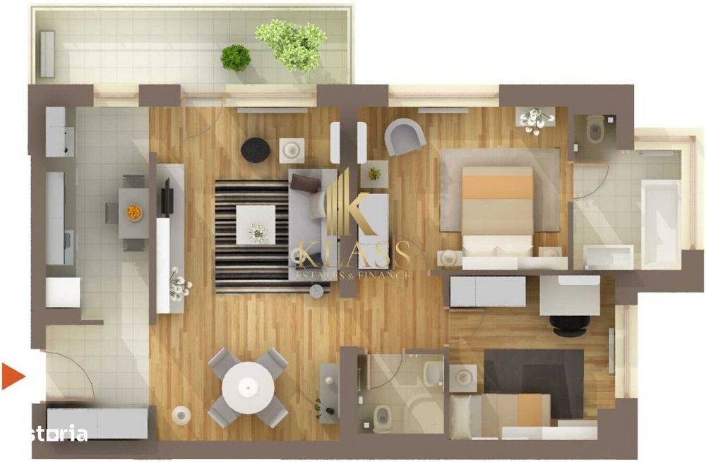 Apartament 3 camere - Baneasa - Privighetorilor Residence
