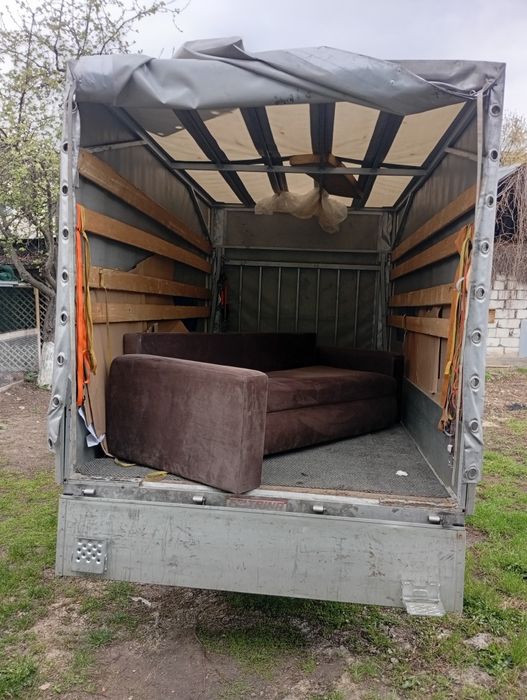 Canapea extensibila material textil ieftina București.