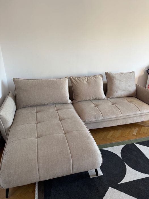 Coltar extensibil nou bej 273 x 180 de la XXXLUTZ