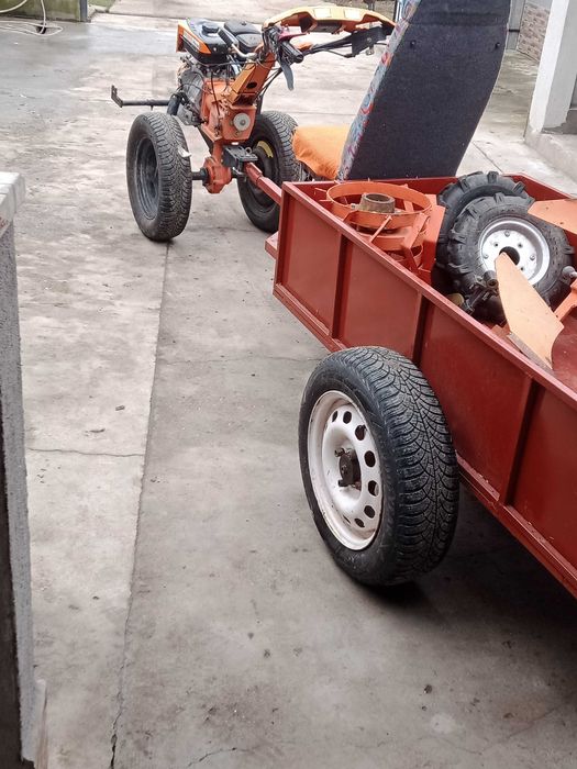 Motocultor Ruris 8,5 cai, la pachet