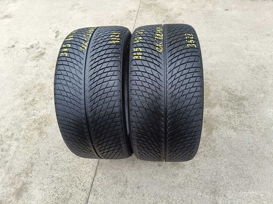 Doua anvelope de iarna 315 40 21 michelin pilot alpin 5 suv dot 2022