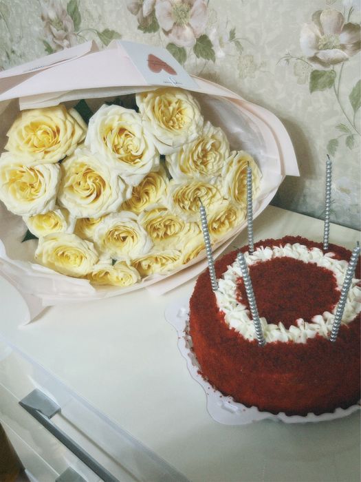 Свежий, пышный букет