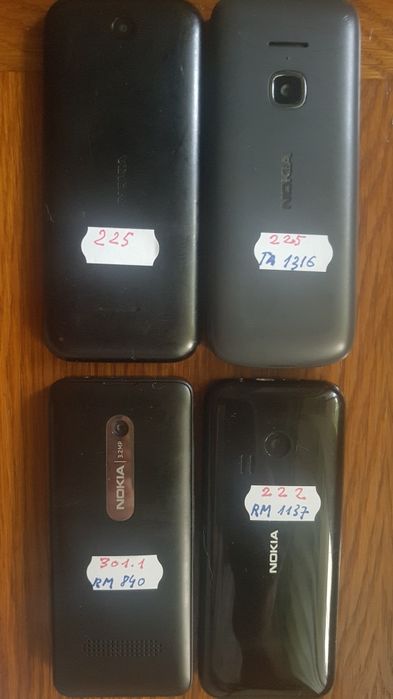 Nokia 225, Nokia 225 TA1316, Nokia 301, Nokia 222 .