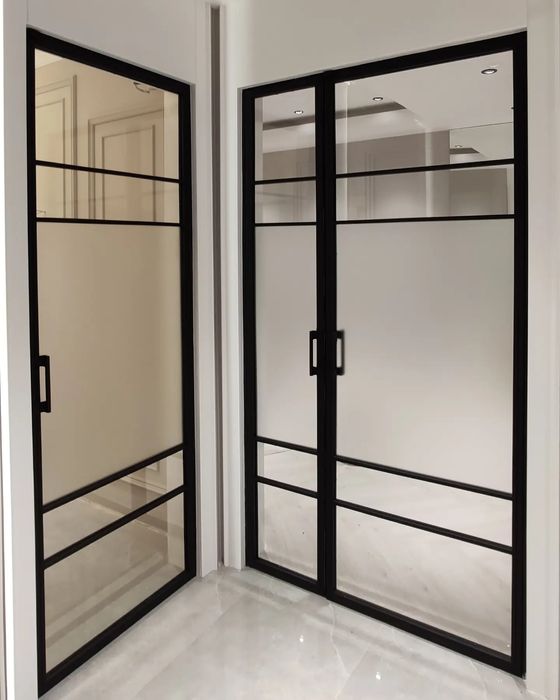 Лофт двери купе гармошка каскадные двери