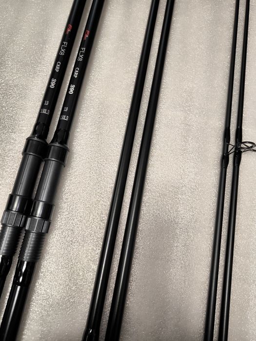 SET 2 Lansete CRAP FL FLX8 3.90M 3Segmente 3.5LBS