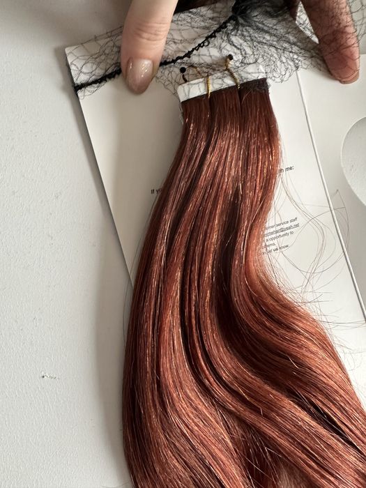 Vand extensii par natural cu banda adeziva