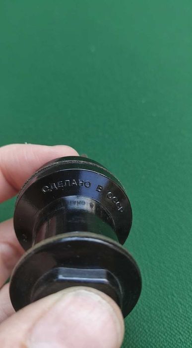 Вилка трехполюсная с плоскими контактами СССР