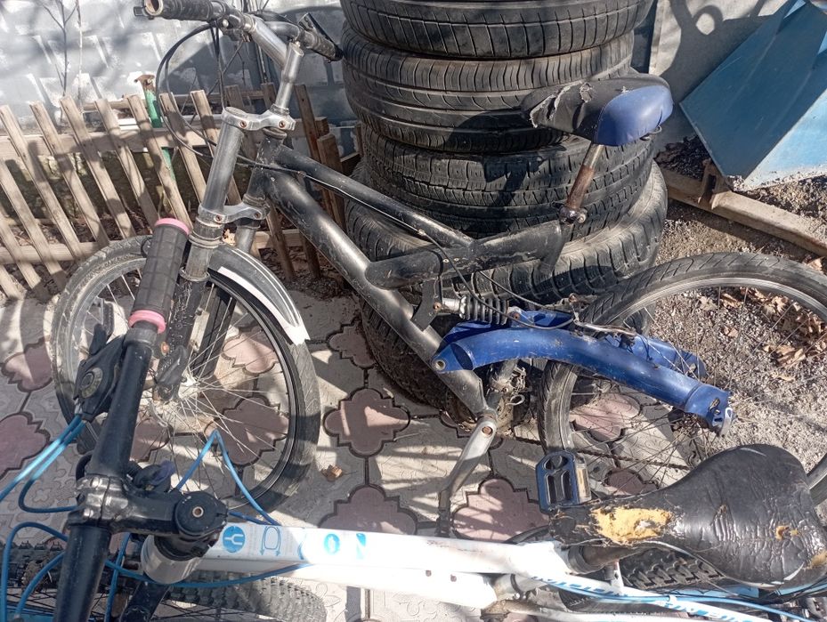 Велосипеды на ходу