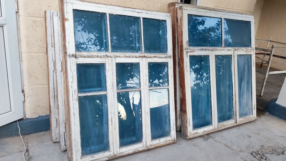 Ағаш терезелер- деревянные окна