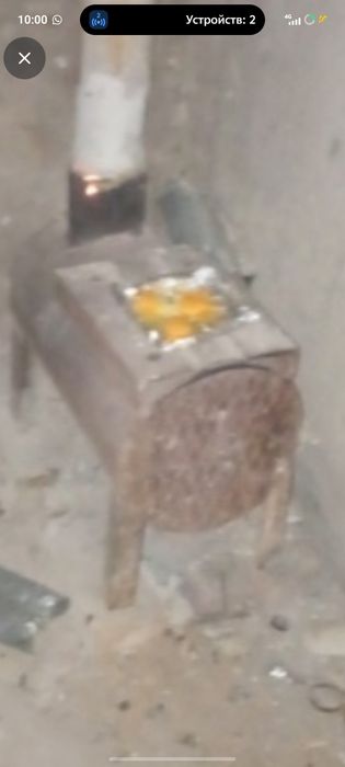 Буржуйка С трубой