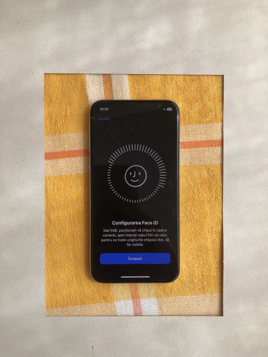 Iphone x alb 256gb baterie 62%