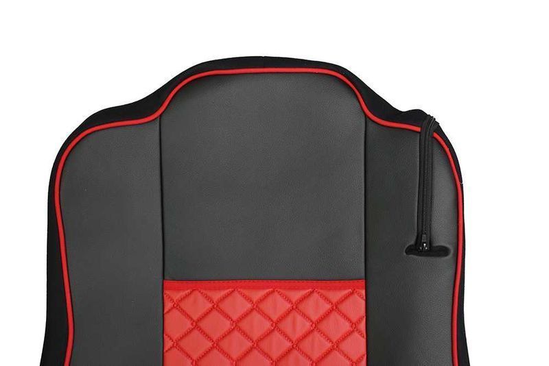 Кожена Тапицерия за МERCEDES ACTROS EVRO 6 201-2021/Червена