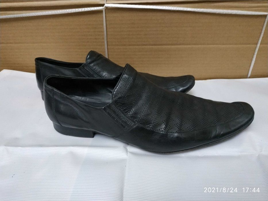 Туфли натуральная кожа, ручной работы - Италия. Большемерки 45-46.