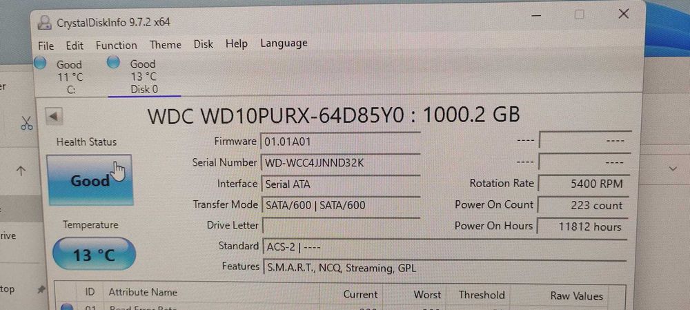 HDD 1TB WD Purple pentru DVR / NVR – 24/7 Surveillance – SATA 3