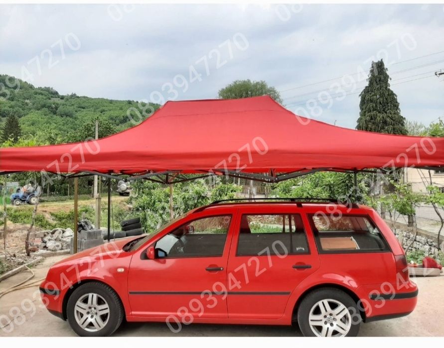 Шатра Шатри хармоника, 3х6м 3х4,5 3х3м Непромокаемо Гумирано Платнище