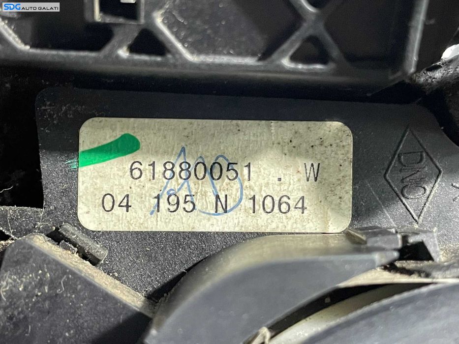 Bloc Lumini cu Banda Volan si Maneta Manete Semnalizare Stergator Comenzi Volan Renault Scenic 2 2003 - 2009 Cod 8200127727 820012772713 [L4110]