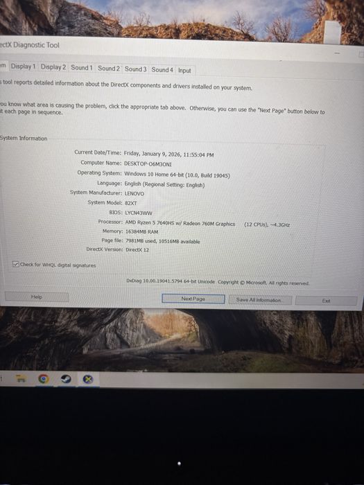 Lenovo LOQ 15APH8 Ryzen 5 7640HS 16GB RAM Nvidia RTX 4060