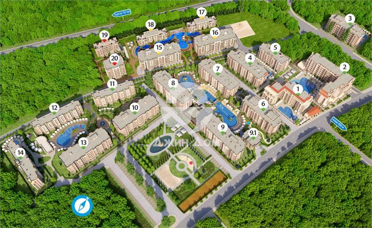 Продава се Тристаен апартамент в к.к. Слънчев бряг - 74 кв.м за 1582 €/кв.м - Снимка #8