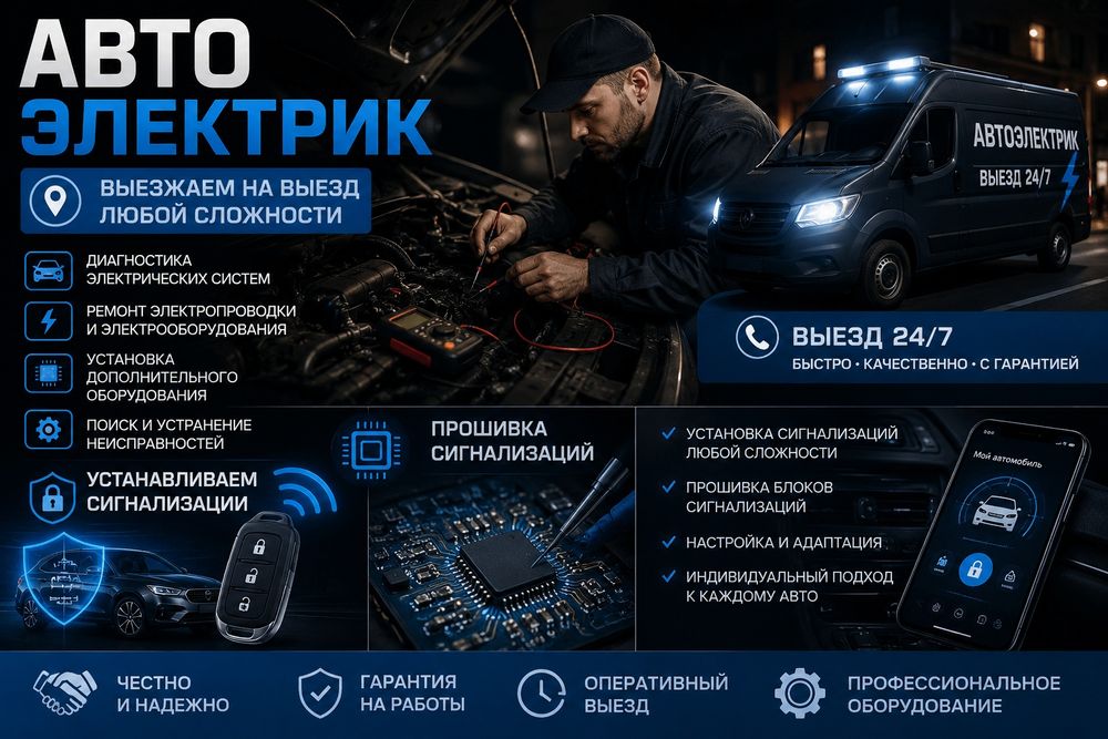 Авто электрик на выезд