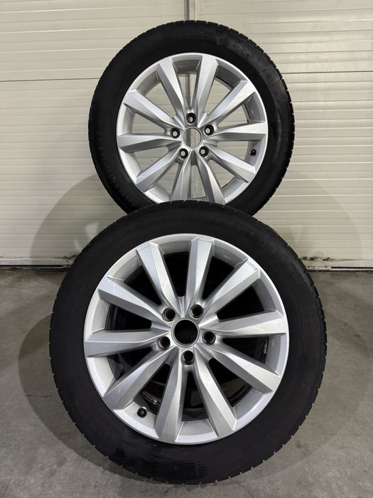 Set 4  jante aliaj 17 5x112 Originale Volkswagen Passat Tiguan