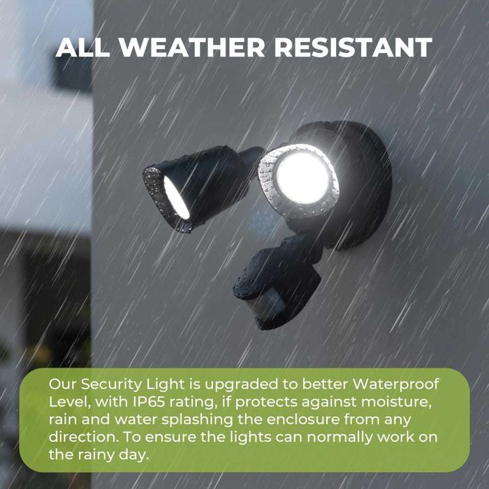 LED външна лампа със сензор за движение