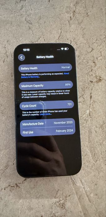 Apple iPhone 15 Pro Blue Titanuim, 256gb.