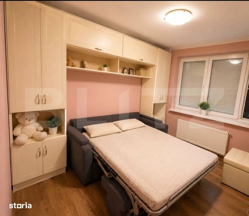 Apartament cu 3 camere mari si Luminoase, garaj inclus, etaj intermedi