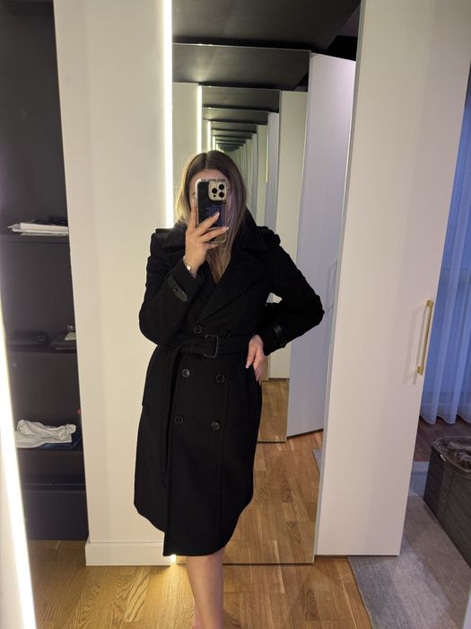 Palton Burberry superb (lana+casmir)