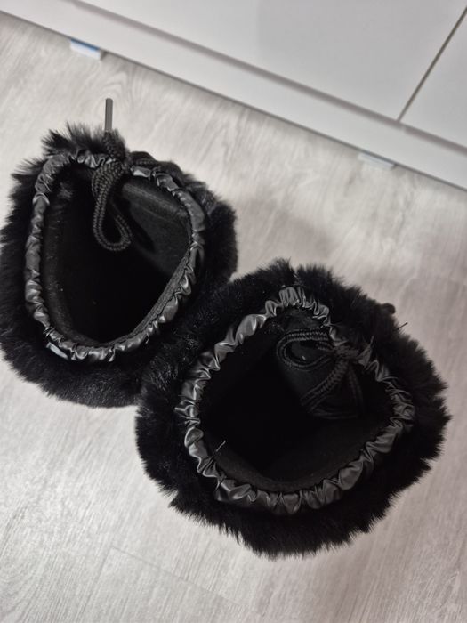 Дамски апрески/ботуши с пух