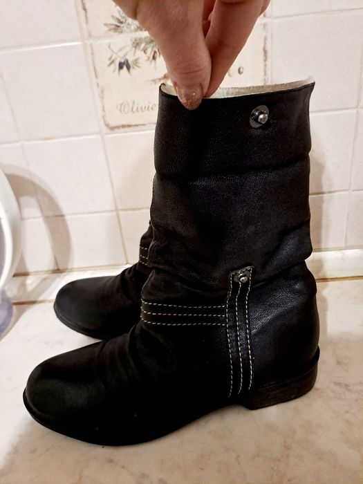 Ботинки кожаные 40р
