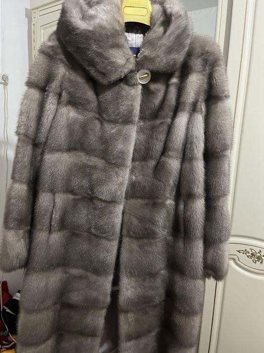 Норковый шуба , песец, пальто