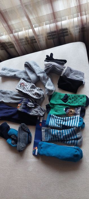 Зимни нови чорапи, ски чорапи, чорапогащници 4-6 г./110-116 см, 27-30н