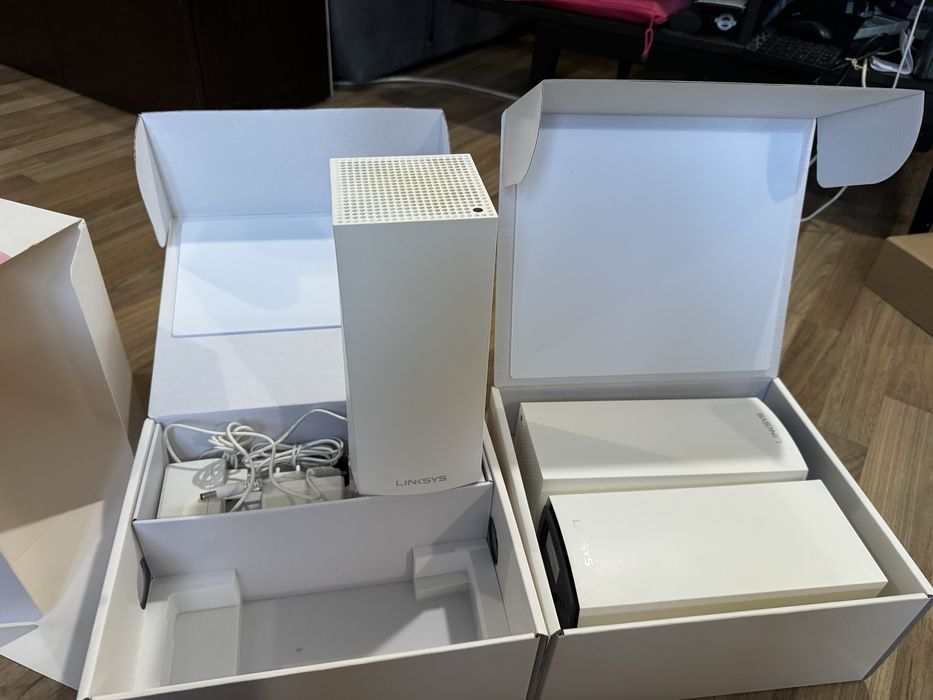 Mesh система Linksys Velop AX4200 (MX12600) WiFi 6 - 3 броя, Tri-Band