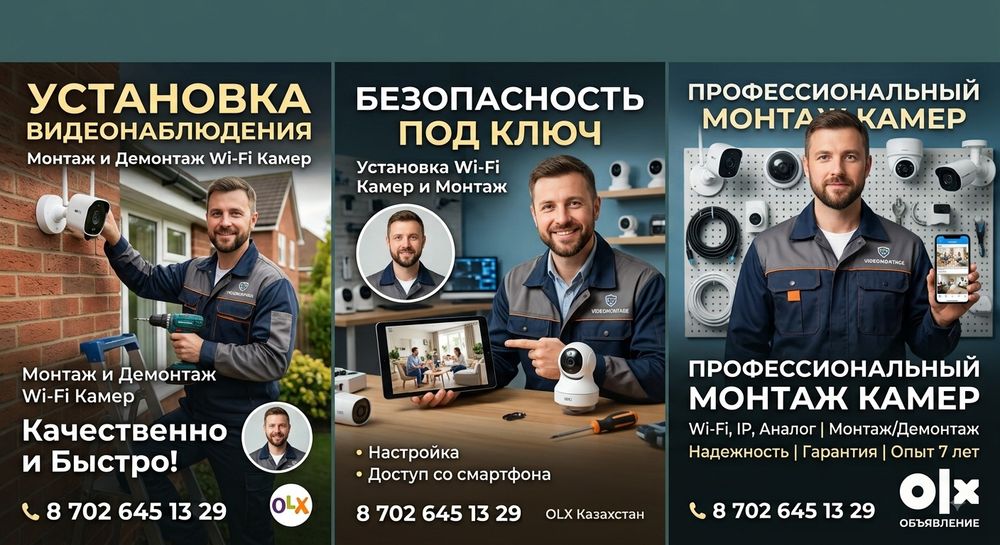 Установка видеонаблюдения