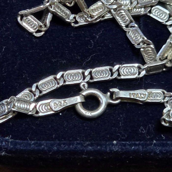 Сребърно синджирче 40 см