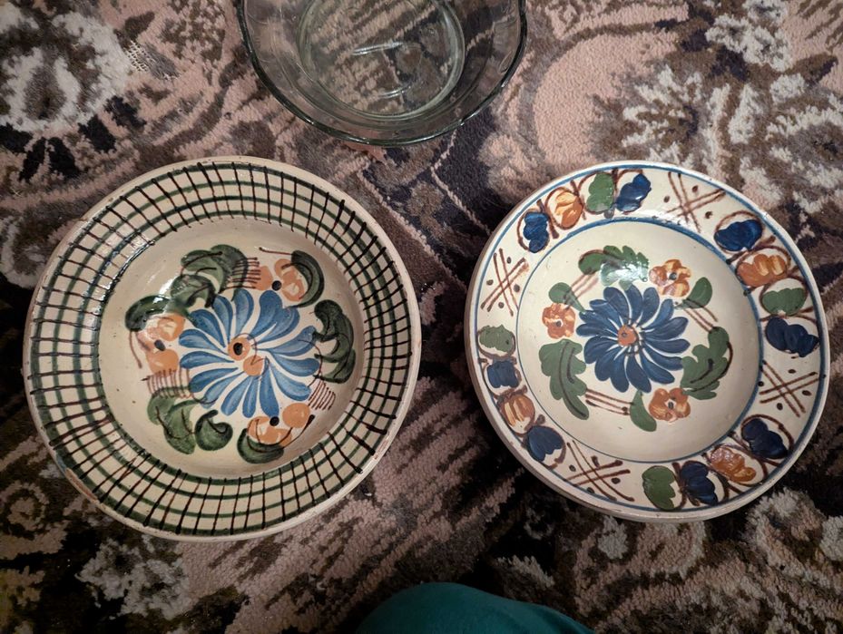 Set vintage, pahare , frapiere, farfurii, platouri