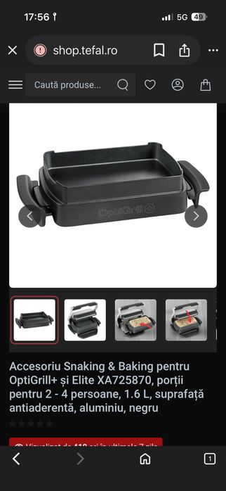 Tava tefal pentru gril tefal