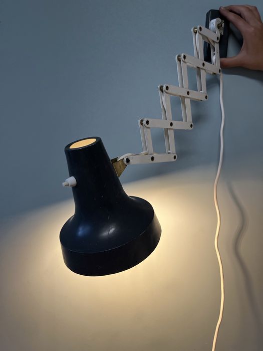 Стенна ножична лампа / ANVIA / 60-те