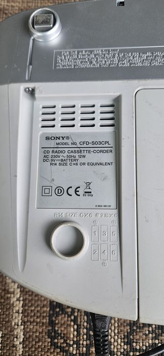 Radio casetofon sony
