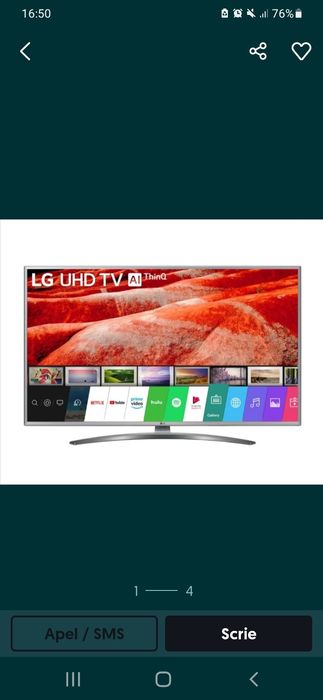 Lg smart 4k 43um7600plb filme muzică