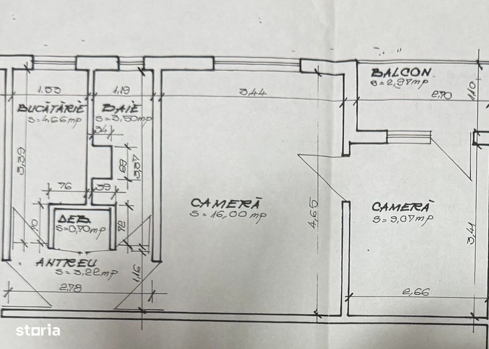 DE VÂNZARE – Apartament cu 2 camere  în zona Seleușului - IMOBIHOR