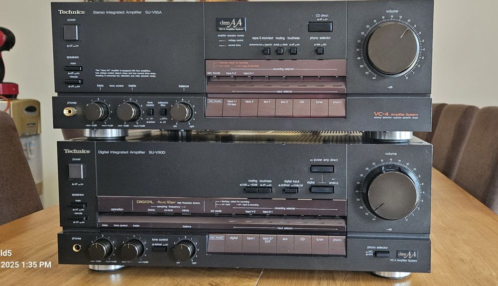 Tuner Technics ST G90 & Amplificator Technics SU-V90D
