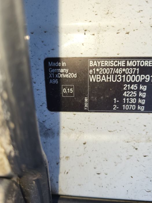 Bara,aripa,capota,interior,bmw x1 f48