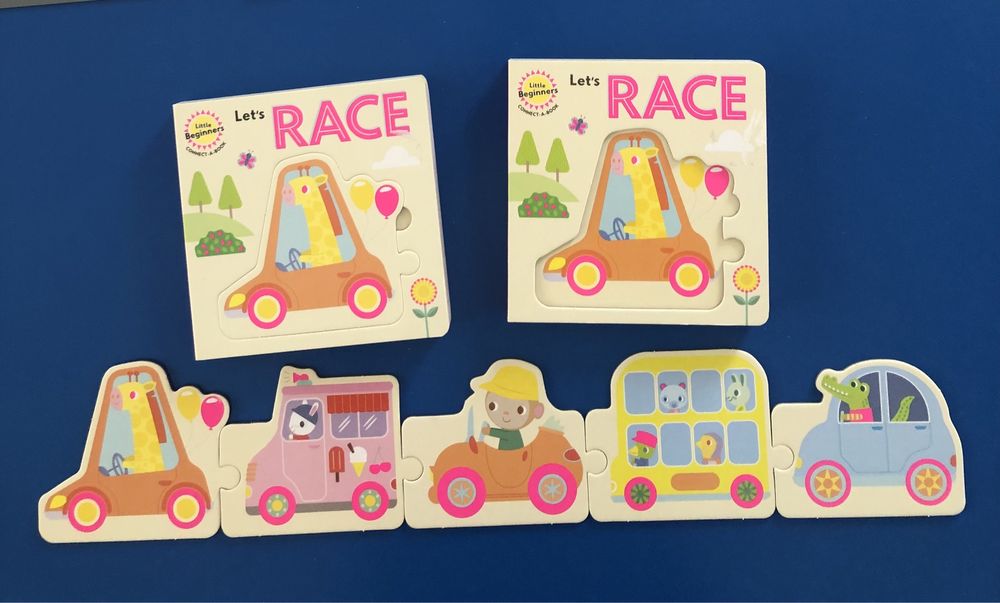Carte cu puzzel incastru race