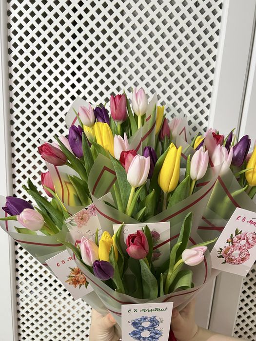 Тюльпаны на 8 марта
