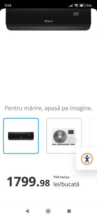 Aer condiționat tesla