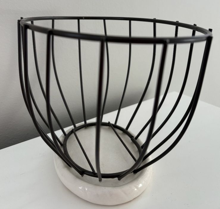 Coș superb, din porțelan