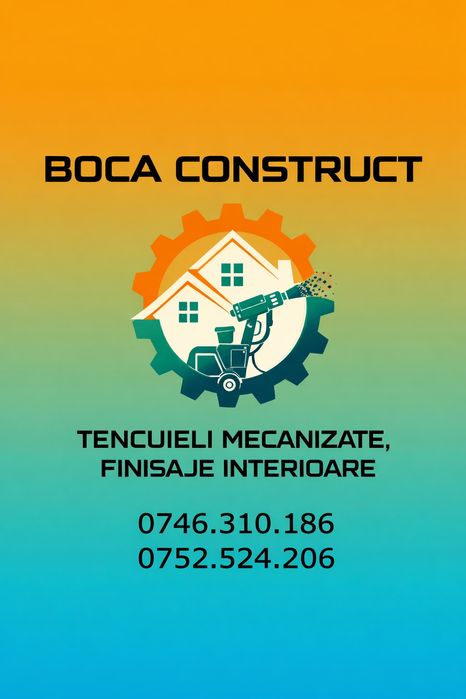 Executam Tencuiala Mecanizata var ciment 
La BOC