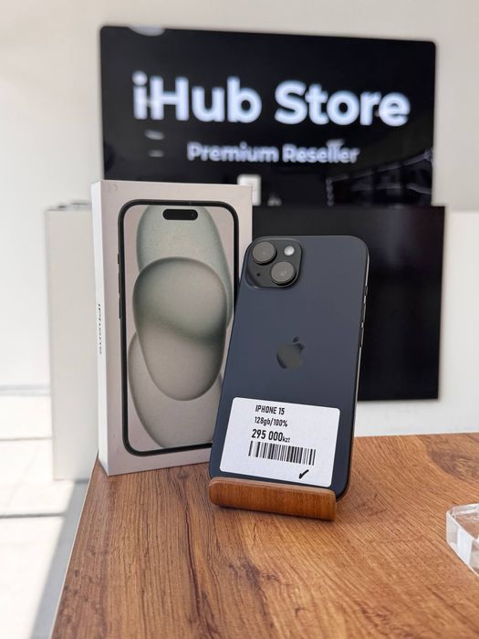 Айфон15•128гб/100%қара