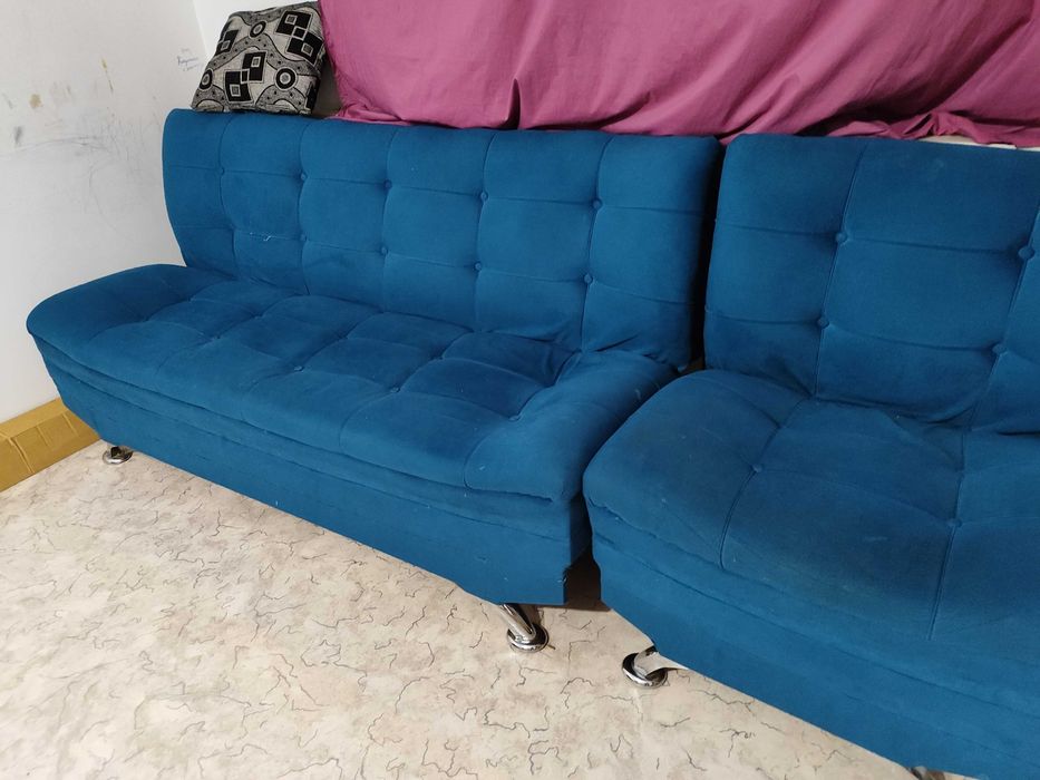 Раздвижной диван + 2 кресло
